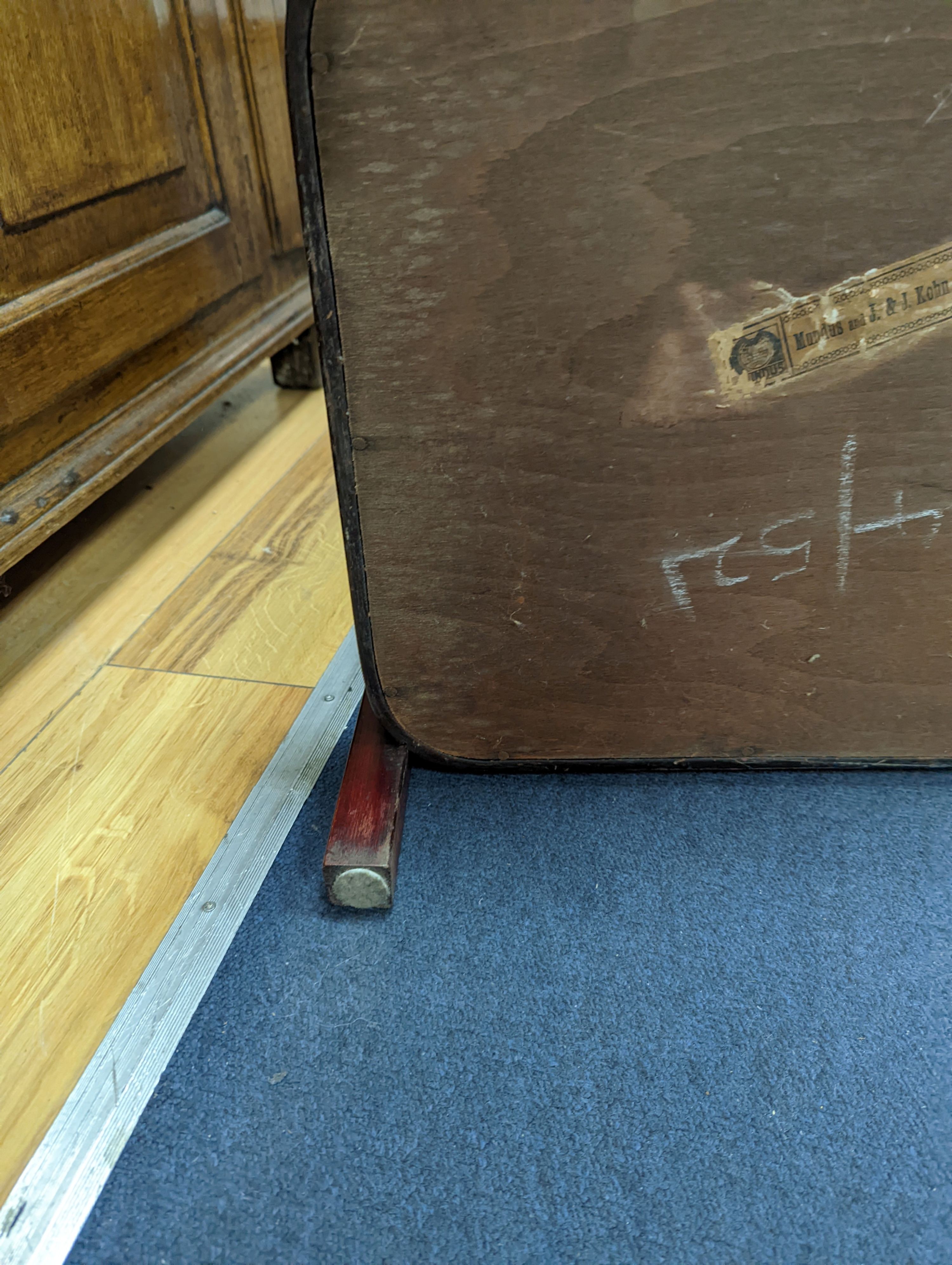 Attributed to Josef Hoffman, a Mundus and J & J Kohn Ltd bentwood hallstand, bears original paper label, height 183cm